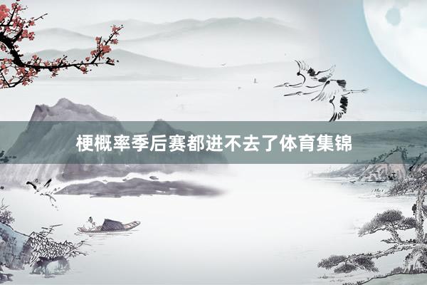 梗概率季后赛都进不去了体育集锦